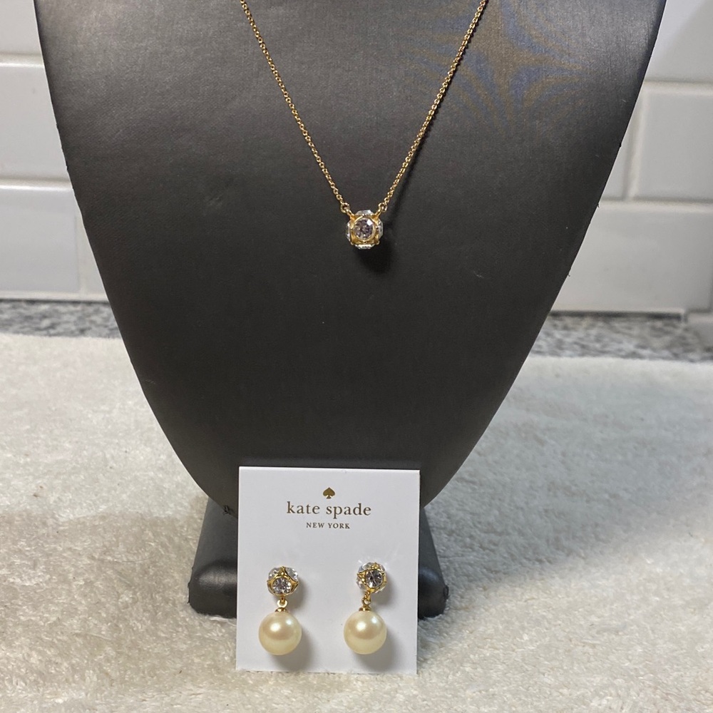 Kate Spade Necklace with Matching earrings